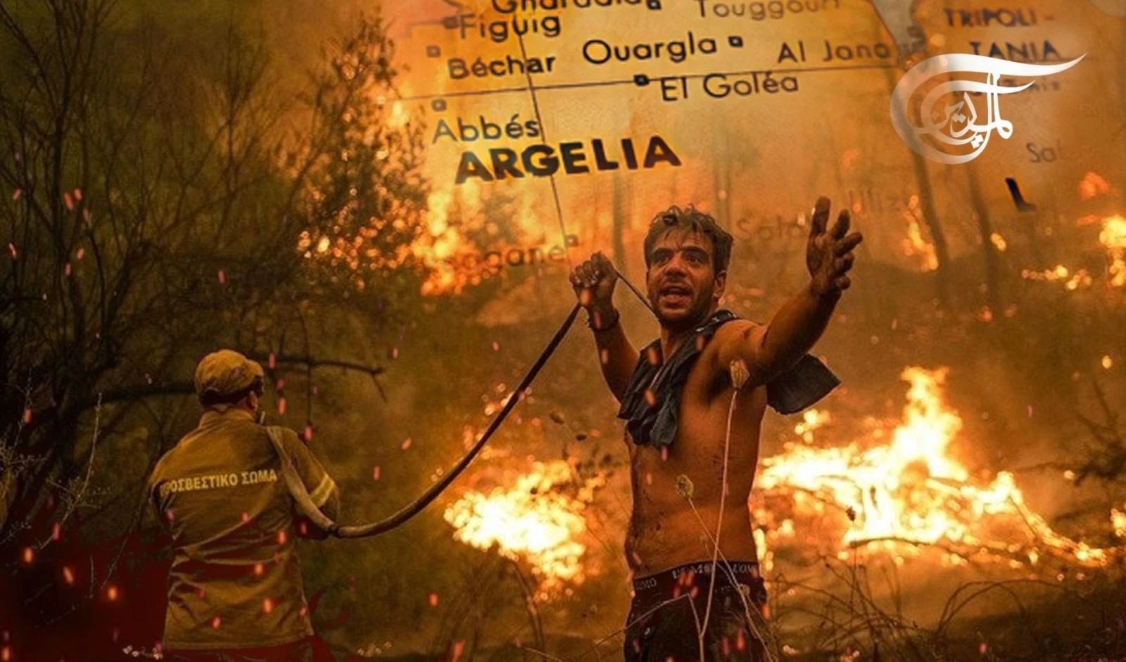 Incendios forestales asolan en Argelia y dejan 25 muertos Incendios forestales asolan en Argelia y dejan 25 muertos