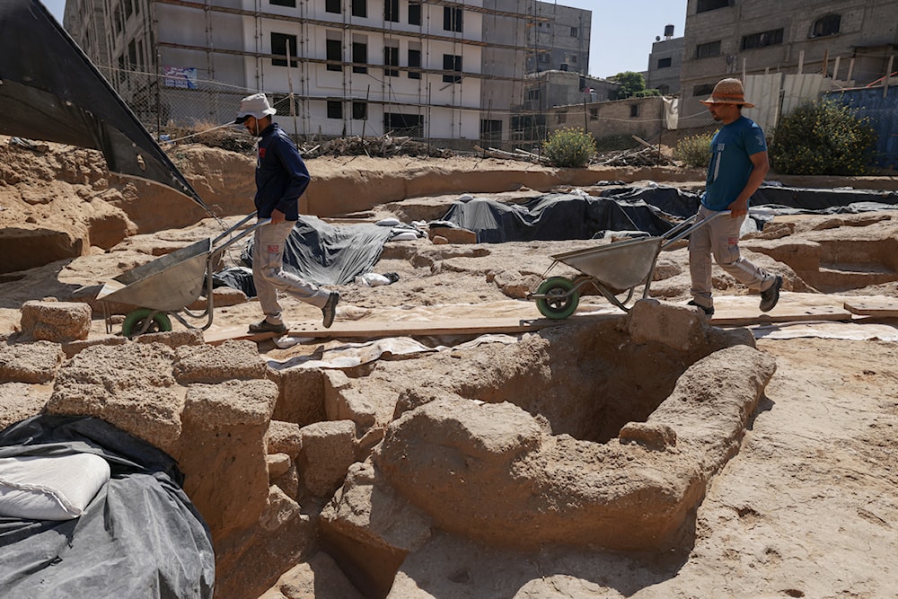 Hallan cientos de tumbas de la época romana en Gaza. Foto: AFP. 