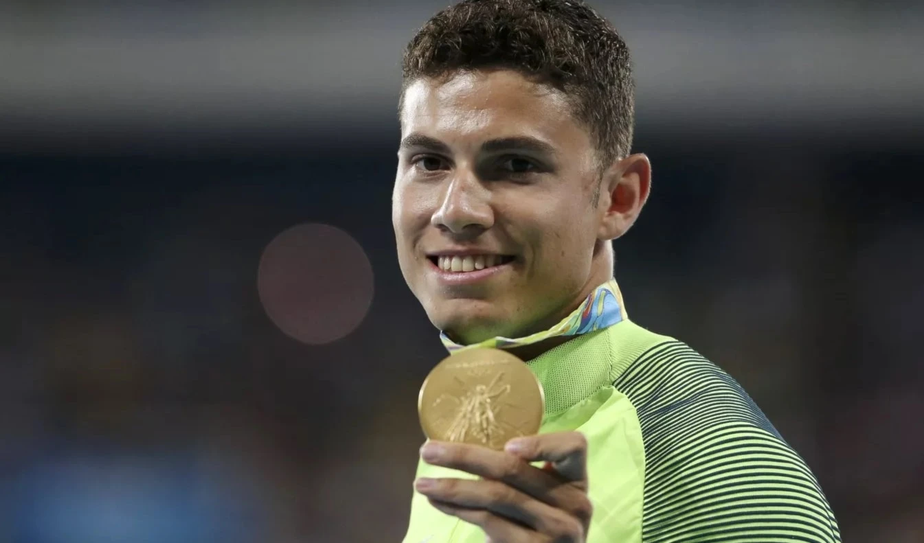 Thiago Braz campeón olímpico en río, 2016. Foto: Reuters.
