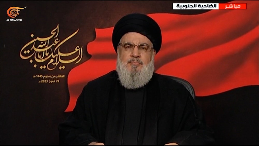 El secretario general de Hizbullah, Sayyed Hassan Nasrallah.