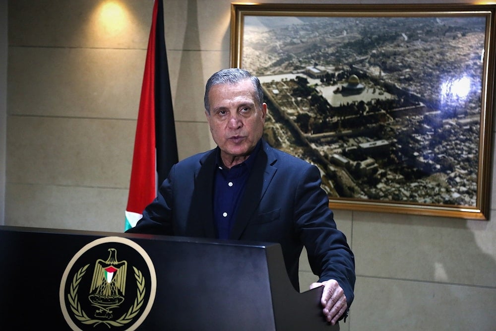 El portavoz oficial de la presidencia palestina Nabil Abu Rudeineh.