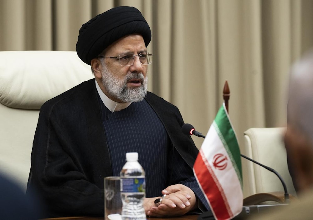El presidente iraní Ebrahim Raisi.
