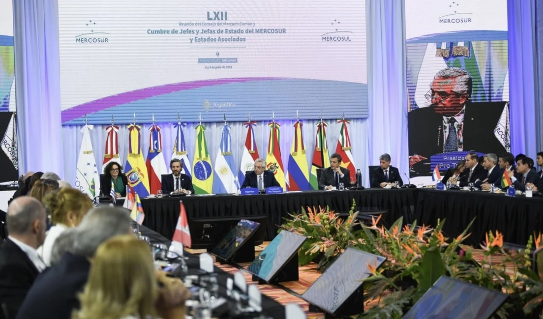 Mercosur concluye cumbre presidencial en Argentina