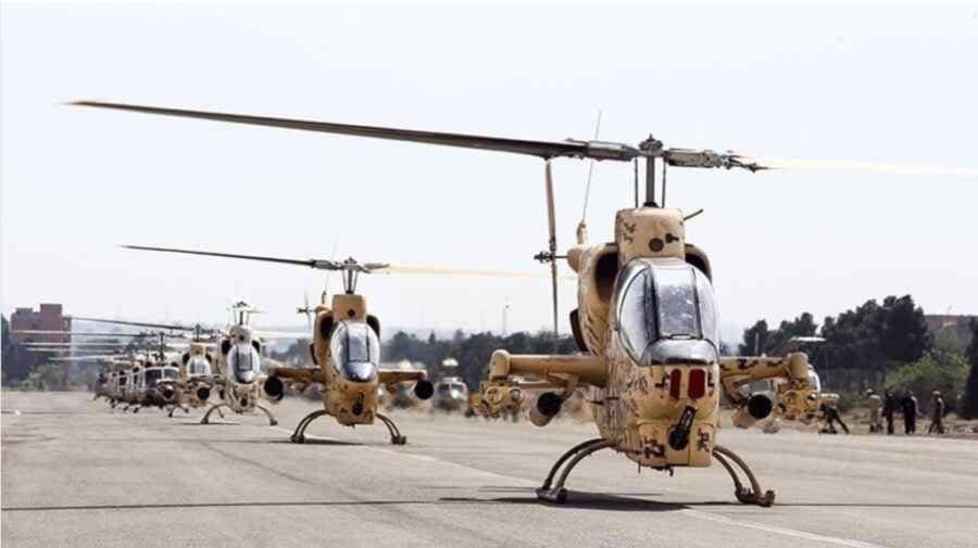 Flota helicópteros militares iraníes la más grande en Asia Occidental