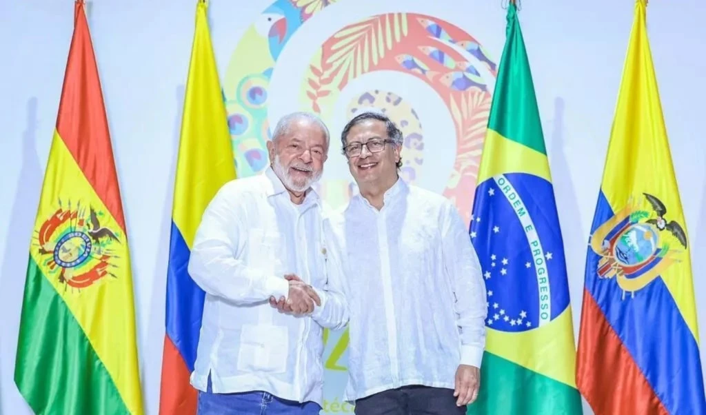 Brasil y Colombia piden protección integral de la Amazonía: Foto: Twitter Lula da Silva.