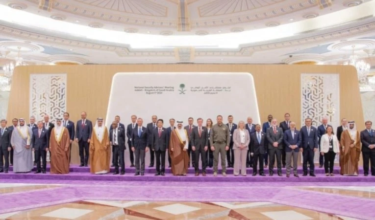 Más de 40 países y organizaciones internacionales participaron en la reunión de Jeddah sobre Ucrania.