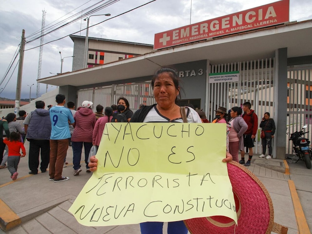 Documento secreto de Perú reconoce uso de armas letales en Ayacucho