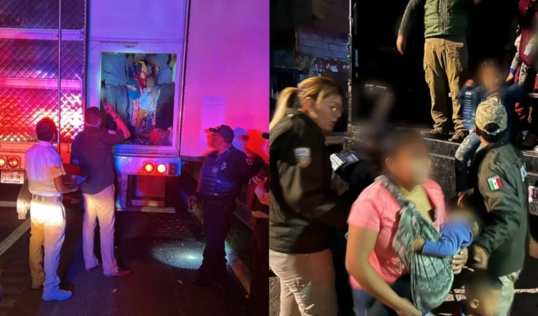 Migrantes son rescatados en México de un contenedor de mercancía