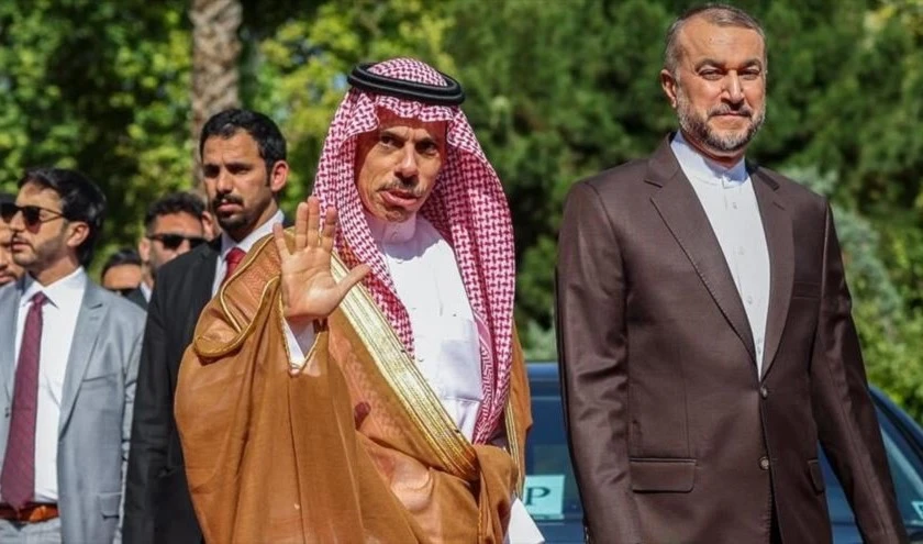 Encuentro entre los cancilleres de Irán y Arabia Saudita. Encuentro entre los cancilleres de Irán y Arabia Saudita.