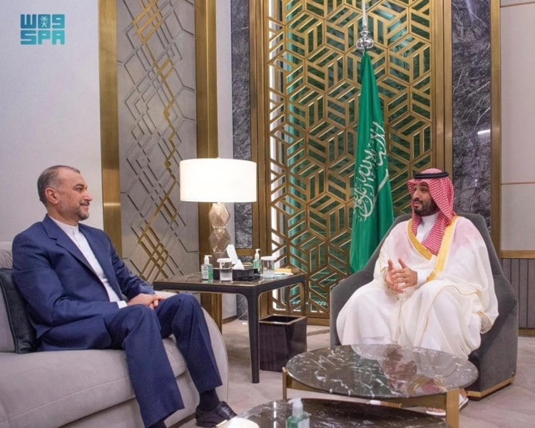 Amir Abdollahian se encuentra con bin Salman en Jeddah