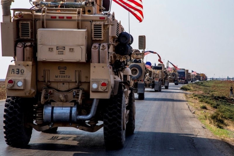 Convoy estadounidense en Siria, 2019 (Foto: AP)