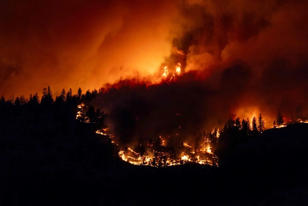 Más de 35 mil evacuados en Canadá por incendios forestales. Foto: AFP. 