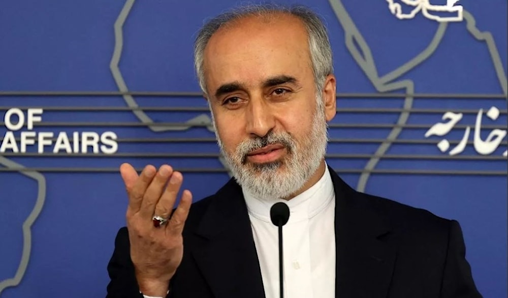 El portavoz del Ministerio de Relaciones Exteriores de Irán, Nasser Kanaani.