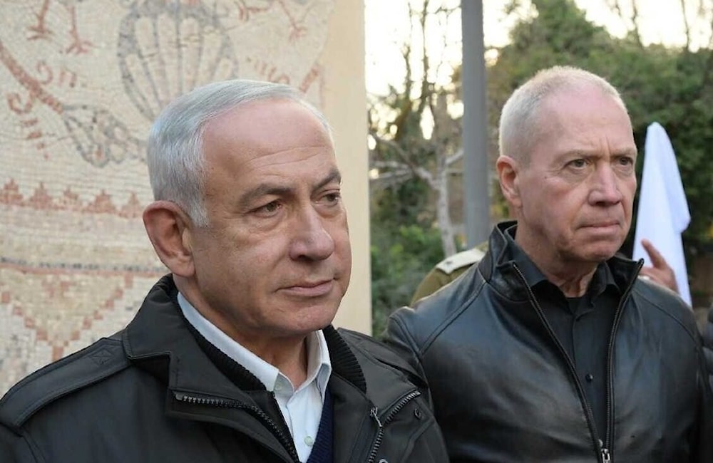 El primer ministro israelí, Benjamín Netanyahu, y el titular de Defensa, Yoav Gallant.