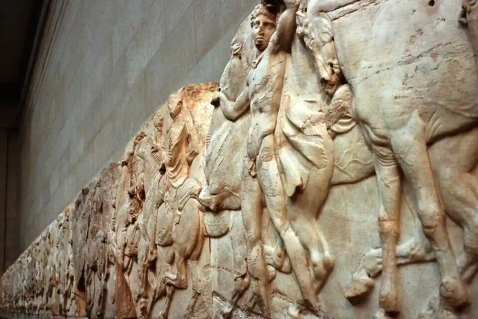 Grecia exige devolución de piezas del Partenón al Museo Británico. Foto: AFP. 