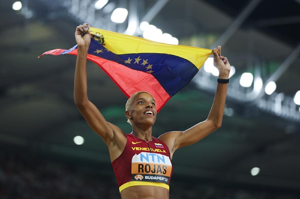 Yulimar Rojas, de Venezuela, retuvo título mundial de triple salto