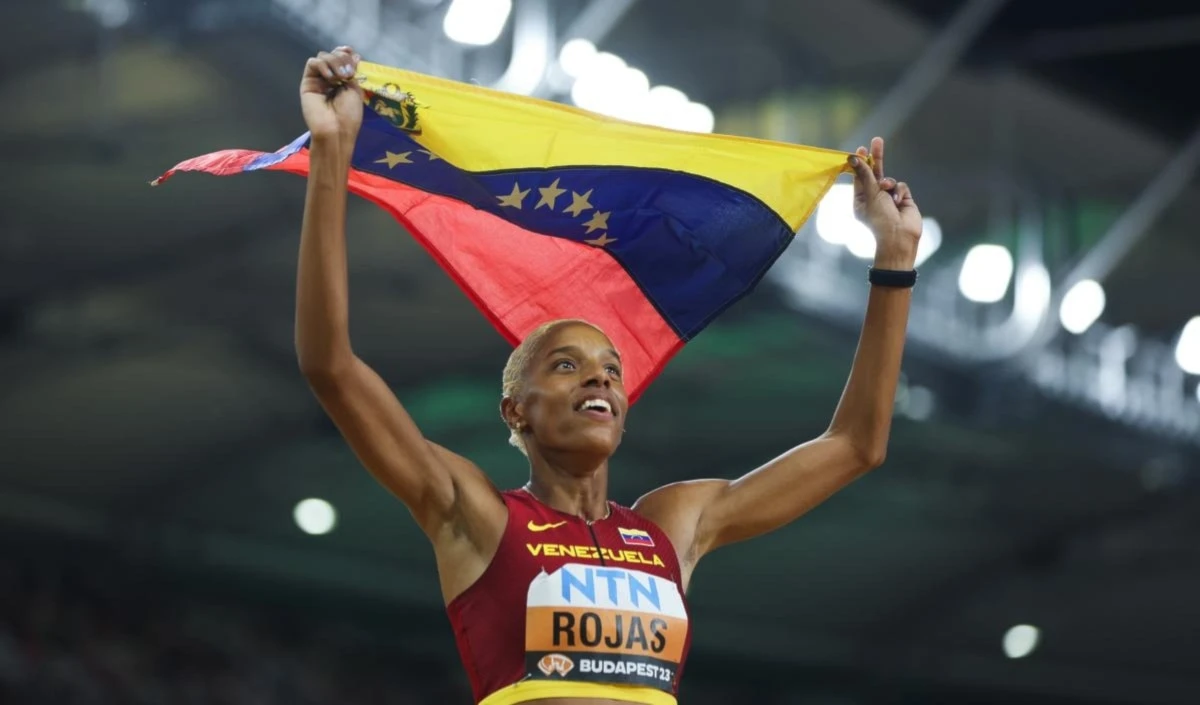 Yulimar Rojas, de Venezuela, retuvo título mundial de triple salto