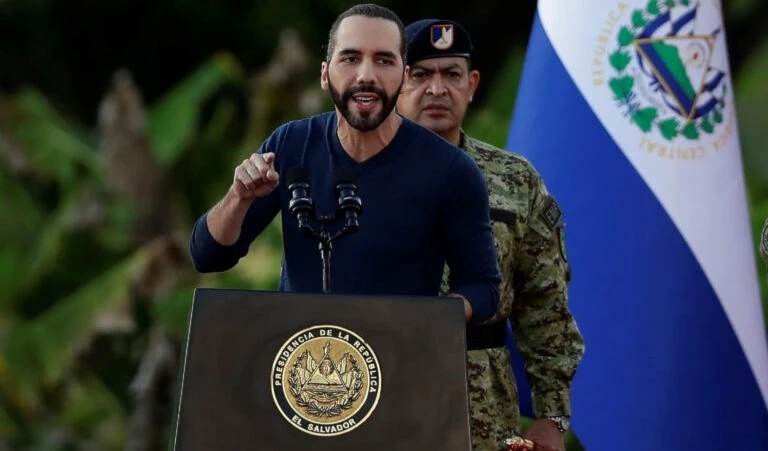 El presidente de El Salvador, Nayib Bukele.