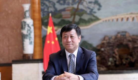 El embajador de China en Moscú, Zhang Hanhui.