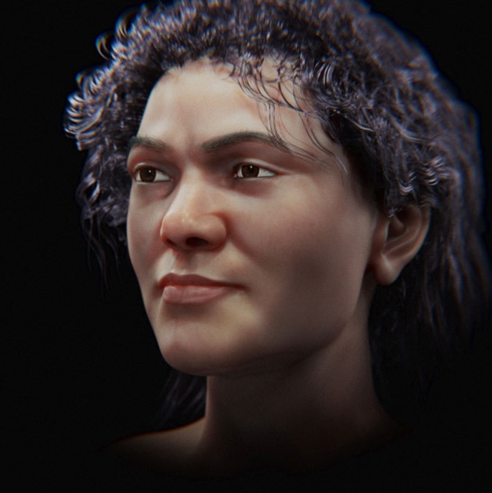 Reconstruyen el rostro de una mujer de hace 45 mil años