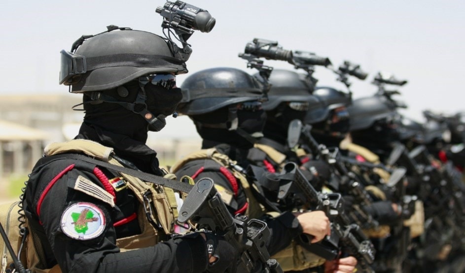 Fuerzas del Servicio de Lucha contra el Terrorismo de Irak.