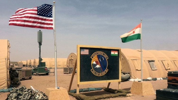 Campamento militar de Estados Unidos en Níger.