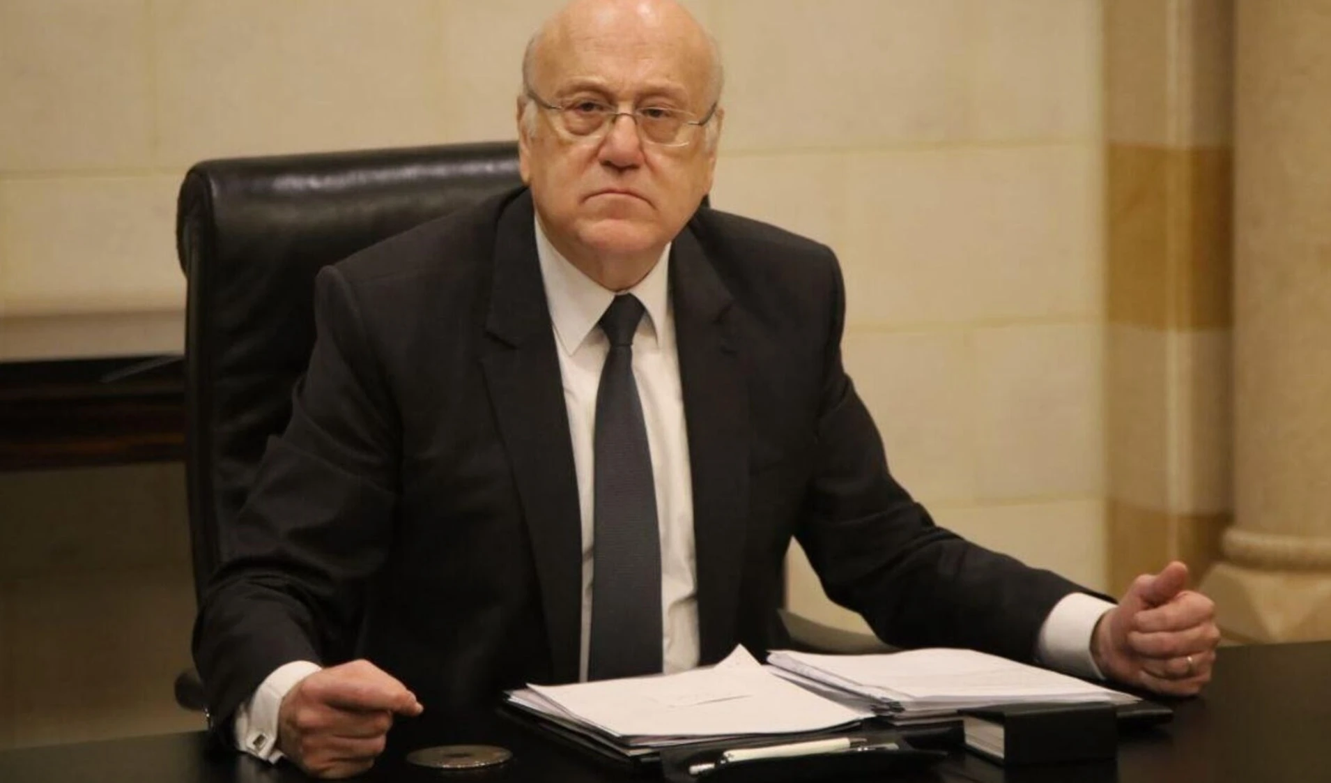 El jefe del gobierno interino libanés, Najib Mikati.