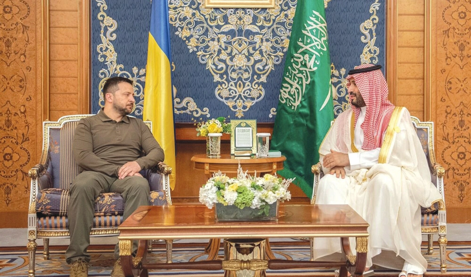 En mayo pasado, Arabia Saudita recibió al presidente ucraniano durante la cumbre de la Liga Árabe, también Jeddah.