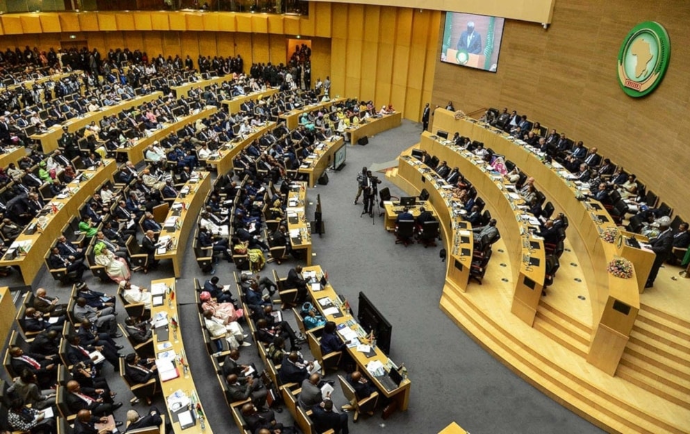 Pleno de la Unión Africana.
