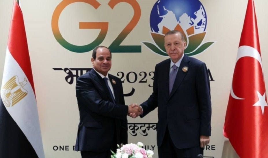 Presidentes de Turquía y Egipto sostienen reunión al margen del G-20 
