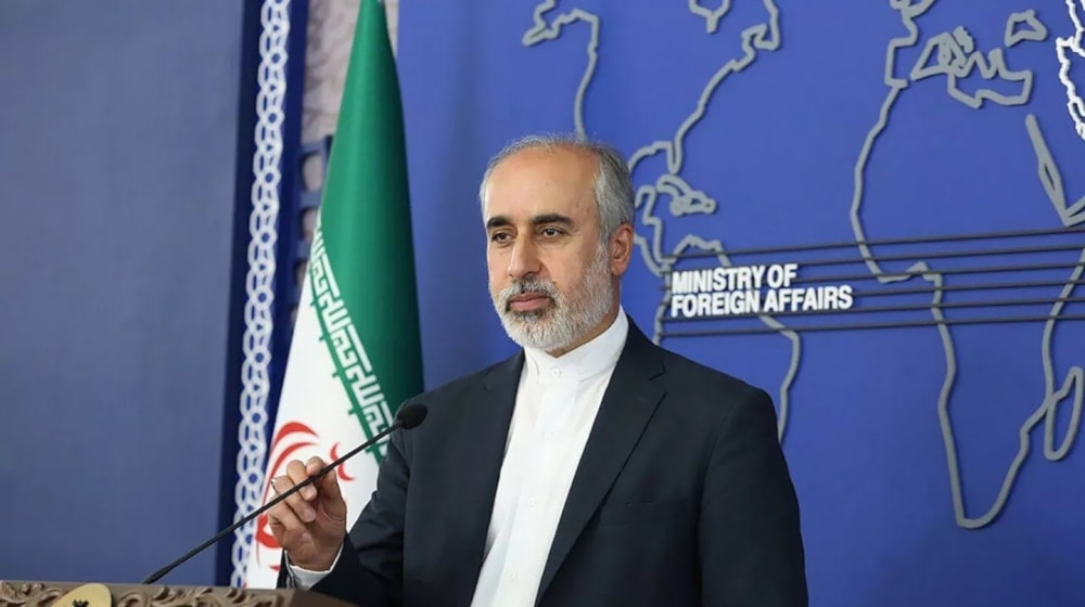 El portavoz del Ministerio de Asuntos Exteriores iraní, Nasser Kanaani.