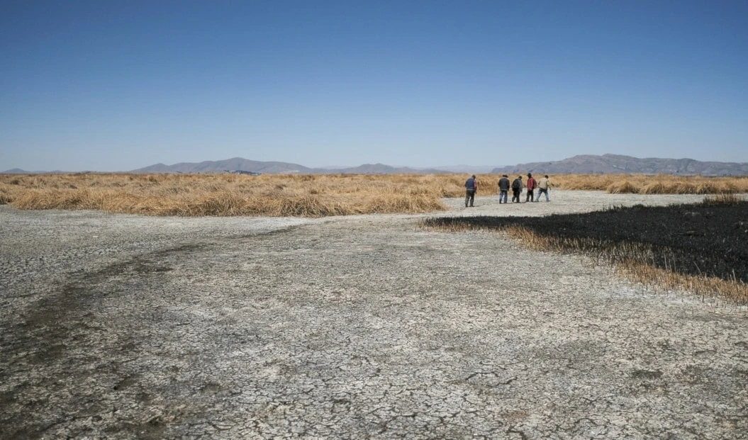 ´Desde el mes de abril, las altas temperaturas en Sudamérica provocaron la pérdida de hasta 54 centímetros de agua del Titicaca.
