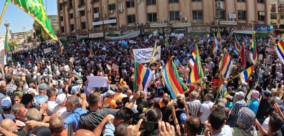 Siria: Protesta en al-Suwayda exigiendo mejores condiciones de vida
