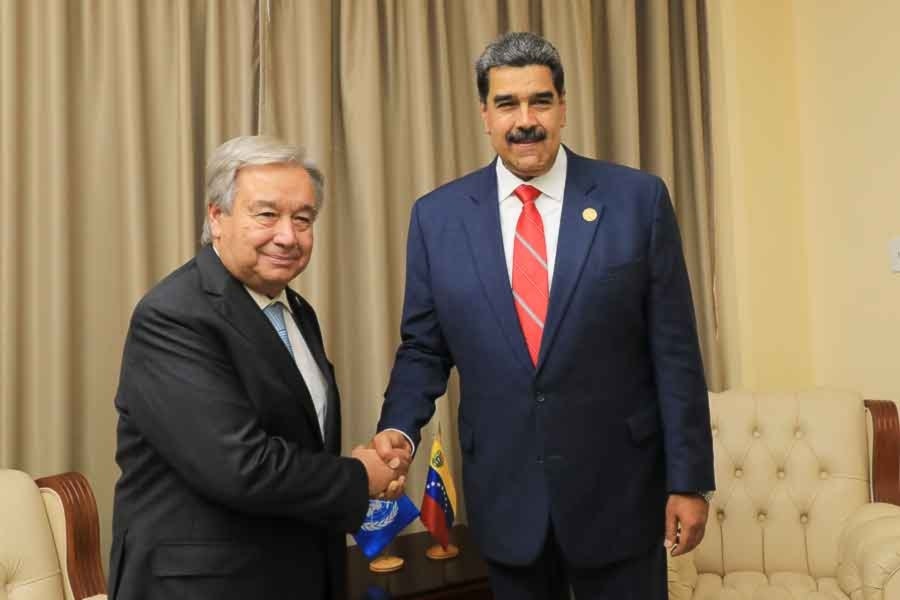 Nicolás Maduro y António Guterres se reúnen en La Habana
