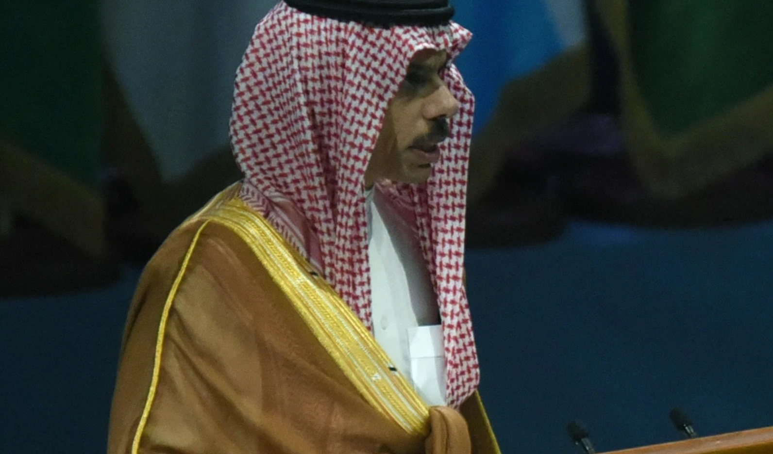 El ministro de Asuntos Exteriores de Arabia Saudita, Faisal bin Farhan Al Saud.