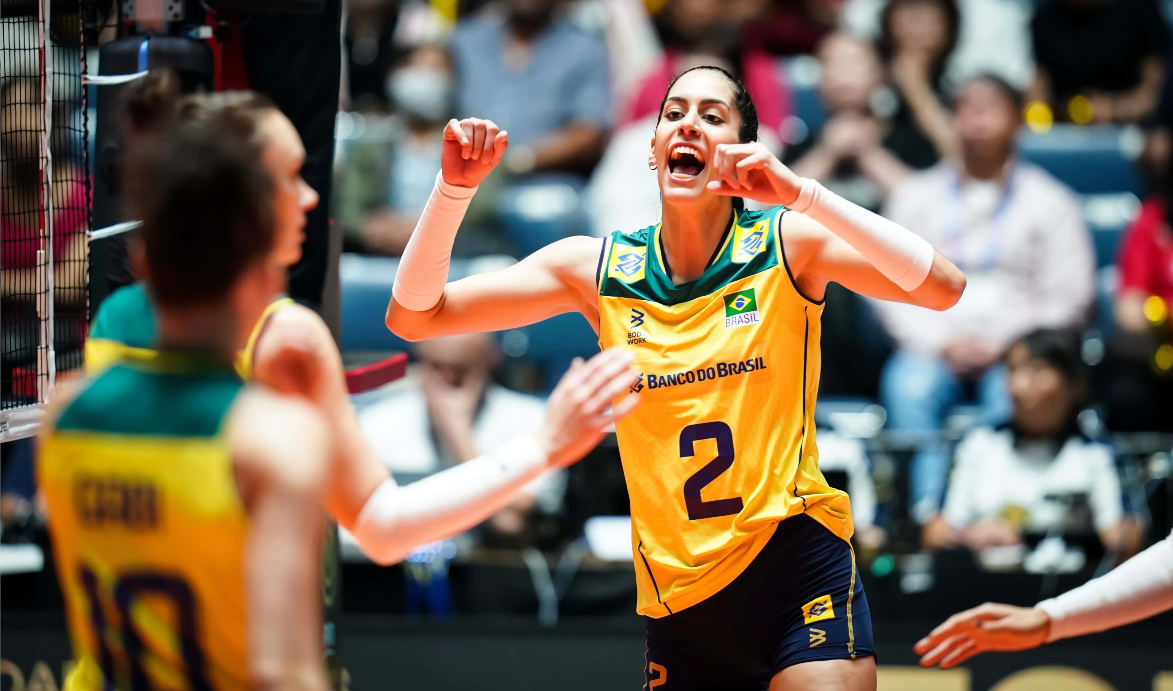 Brasil asegura cuarto éxito en eliminatoria olímpica (f) de voleibol