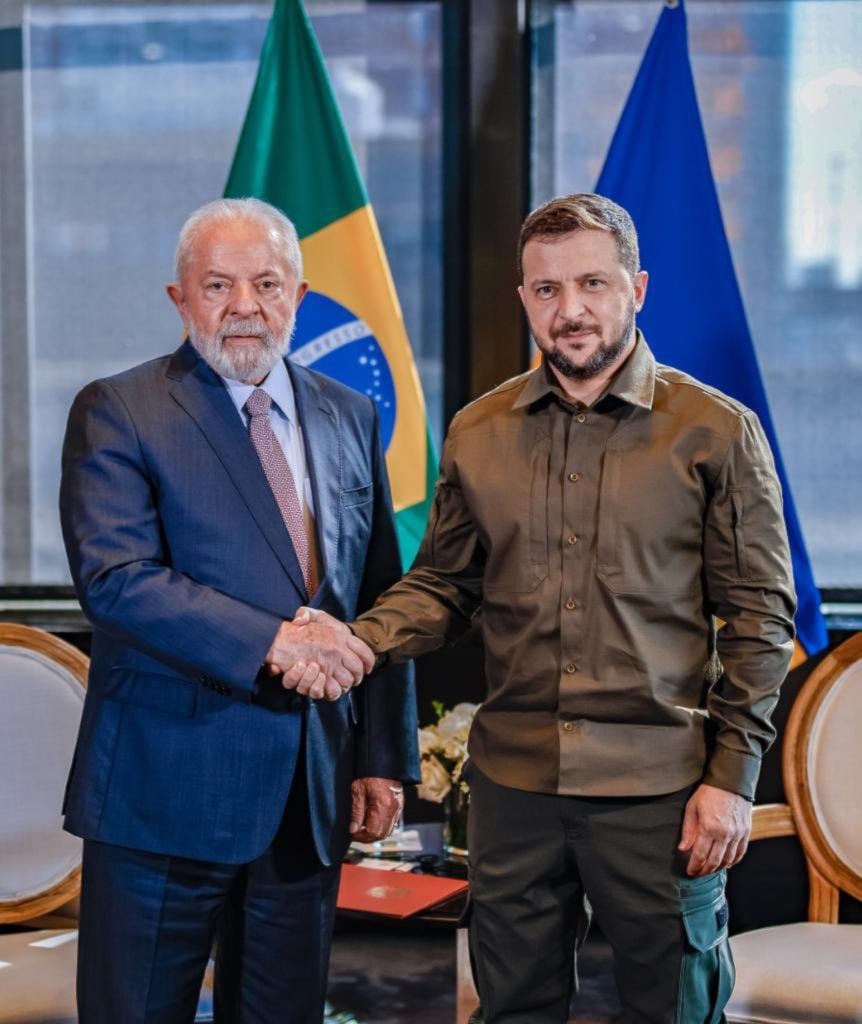 Presidentes de Brasil y Ucrania dialogan en Nueva York