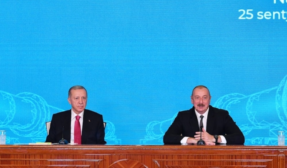 Recep Tayyip Erdogan y Ilham Aliyev resaltaron su interés común de que prevalezca la paz en el Cáucaso.