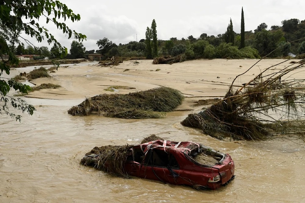 Lluvias causan inundaciones y muertes en España. Foto: AFP. 