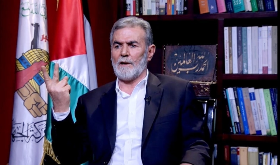 El secretario general del Movimiento Yihad Islámica, Ziad al-Nakhaleh.