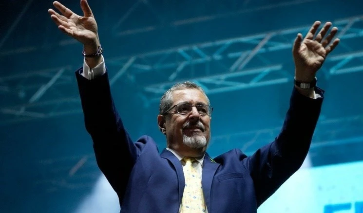 El presidente electo de Guatemala, Bernardo Arévalo.