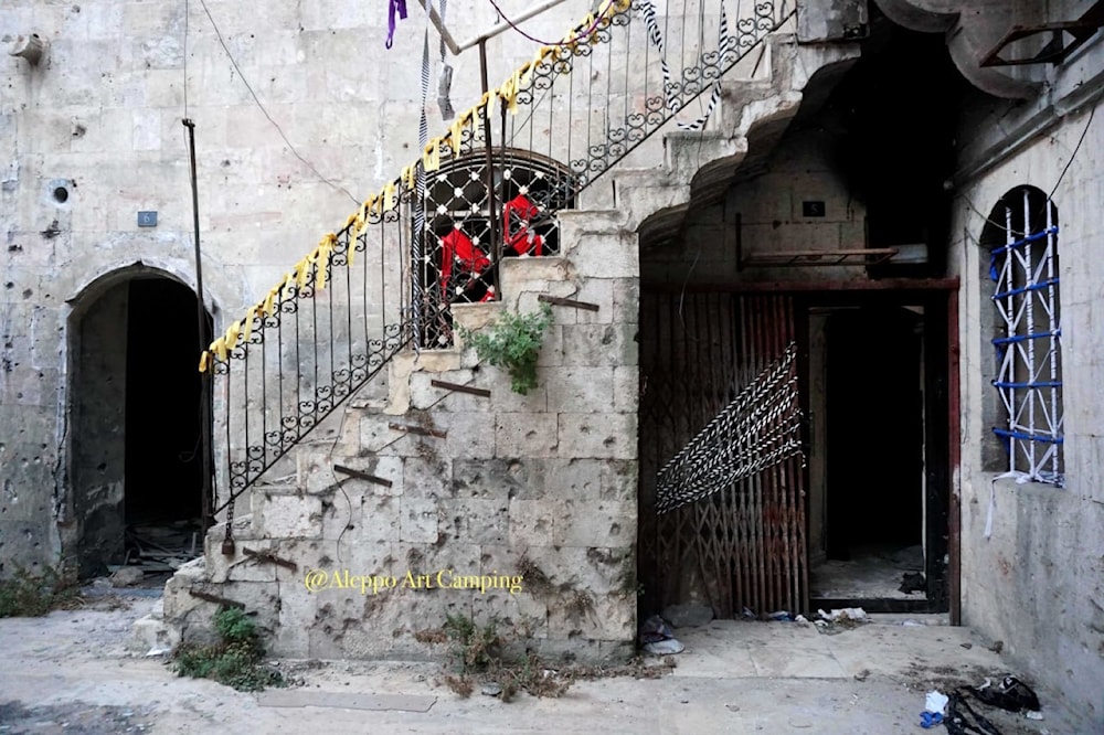 El arte, una escapada para la juventud de Alepo
