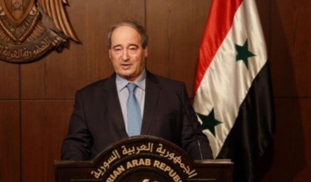 El canciller sirio, Faisal Al-Miqdad.