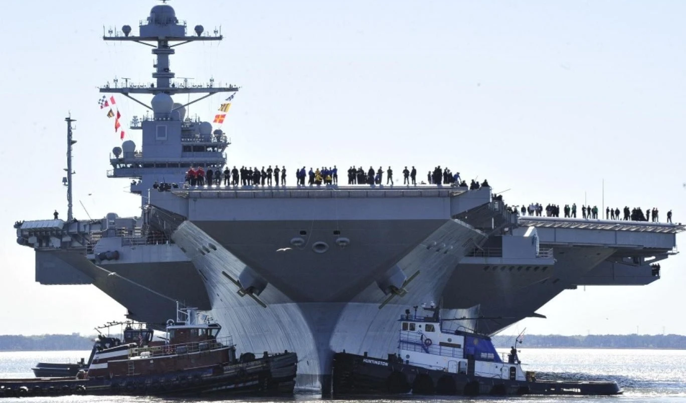 El portaviones USS Gerald Ford.