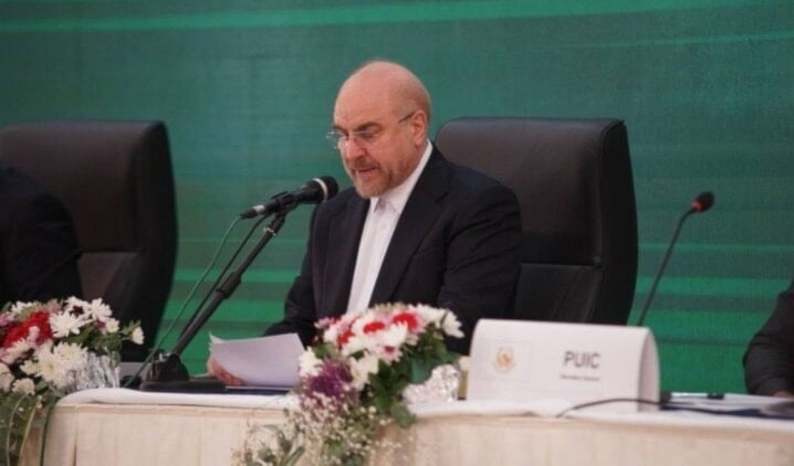 El presidente del Consejo Consultivo de Irán (Parlamento), Mohammad Baqer Qalibaf.