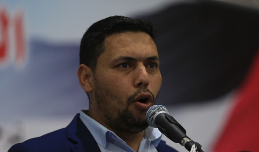 El portavoz de los Comités de Resistencia Palestina, Abu Mujahid.