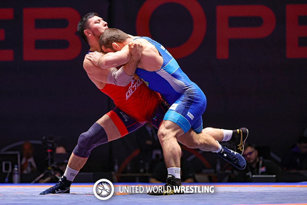 Libristas disputaron primeros premiso en Abierto de lucha de Zagreb. Foto UWW.