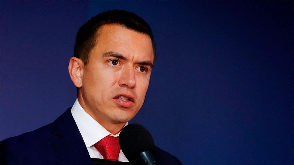 El presidente de Ecuador, Daniel Noboa.