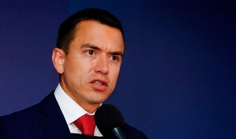 El presidente de Ecuador, Daniel Noboa. El presidente de Ecuador, Daniel Noboa.