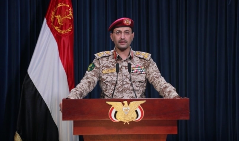 El portavoz de las Fuerzas Armadas de Yemen, general de brigada Yahya Saree.